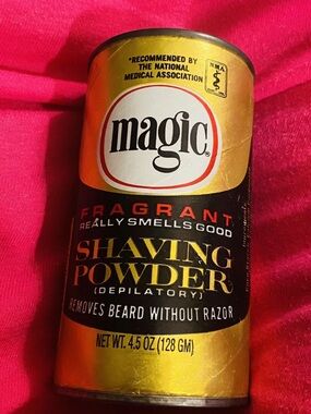 Magic Razorless Vtg Shaving Men, Magic Shaving Powder Fragrance, Coarse Textured